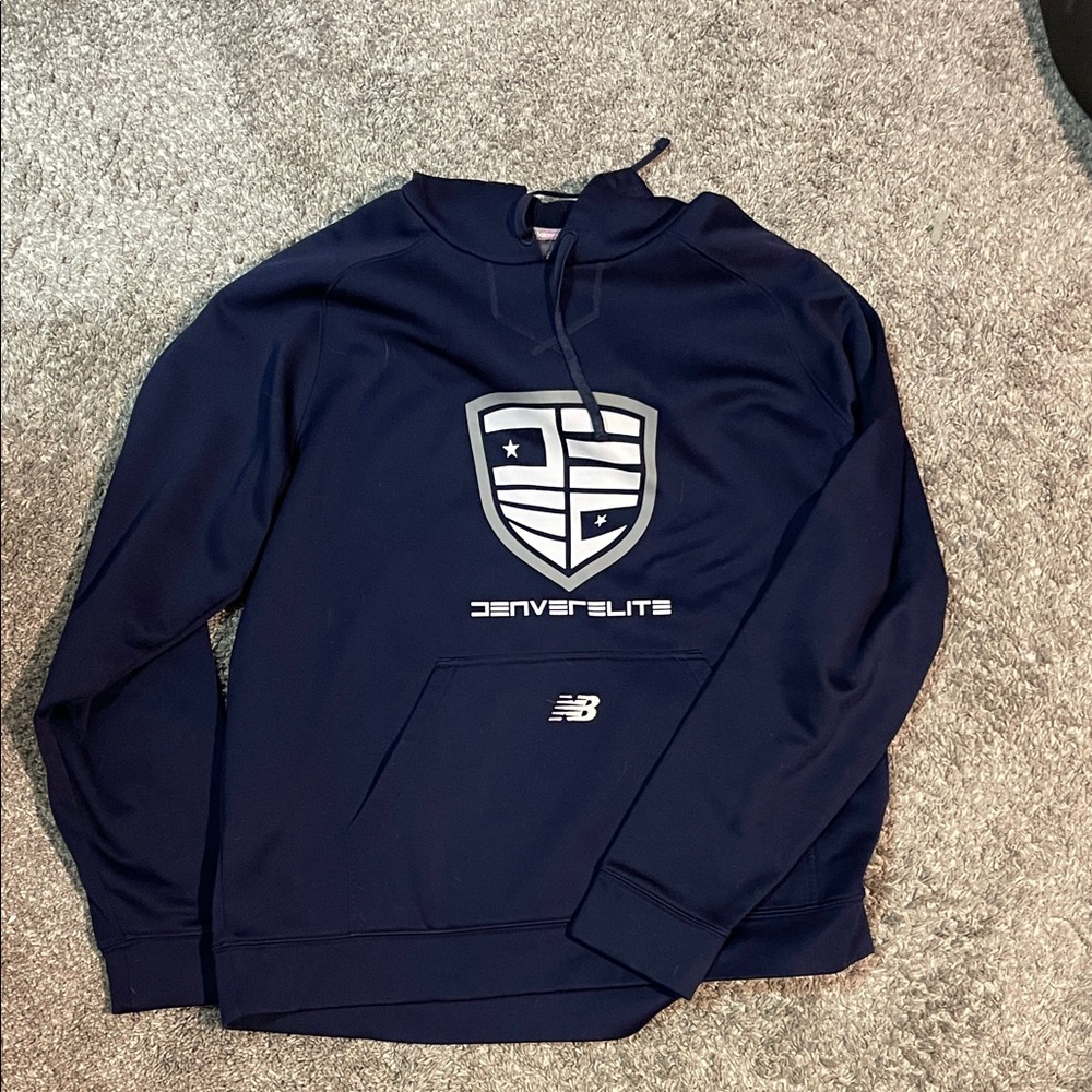 New Balance Dark Blue Pullover with Logo